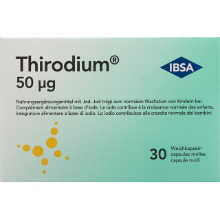 Thirodium soft capsules 50 mcg iodine 30 pcs