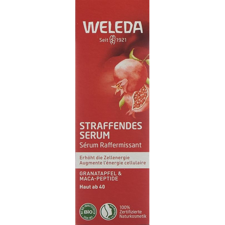 Weleda Straffendes ийлдэс Гранатапфел ба Мака-Пептид Пип Фл 30 мл