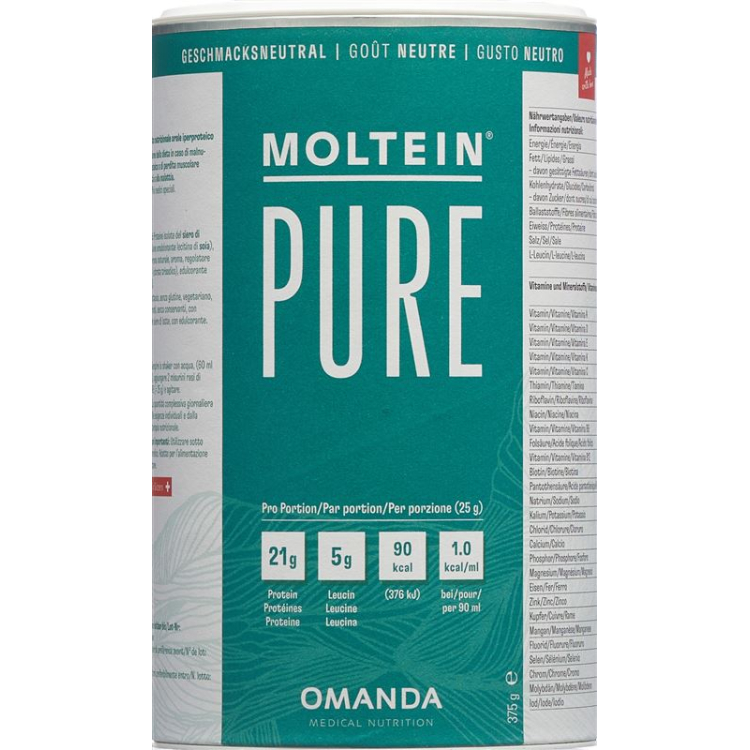 MOLTEIN PURE Geschmacks អព្យាក្រឹត