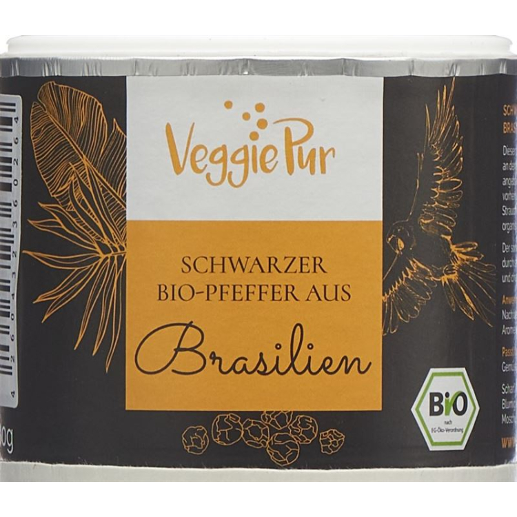 VEGGIEPUR Schwarzer Pfeffer Bio aus Brasilien