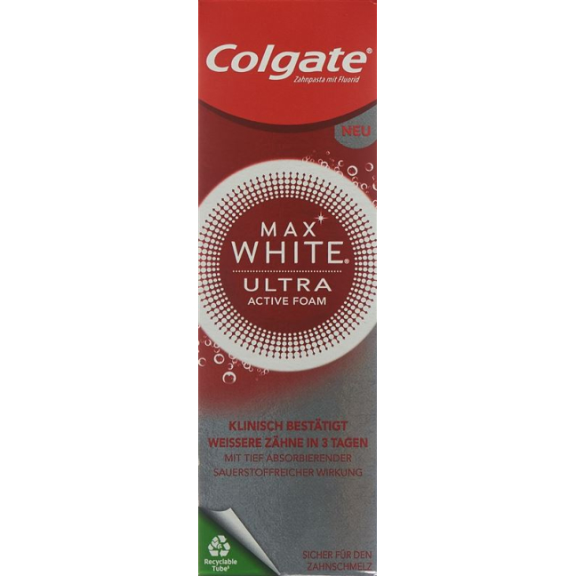 Colgate Max White Ultra Active Foam Toothpaste 50ml