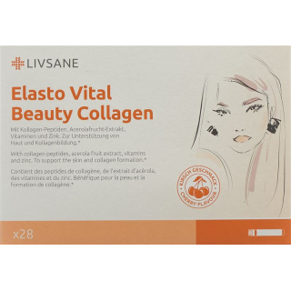 Livsane elasto vital beauty collagen ampere 28 stk