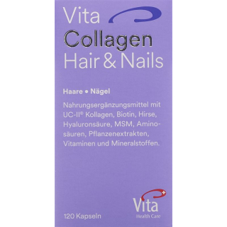 Vita Collagen Hair&Nails Kaps Ds 120 pcs