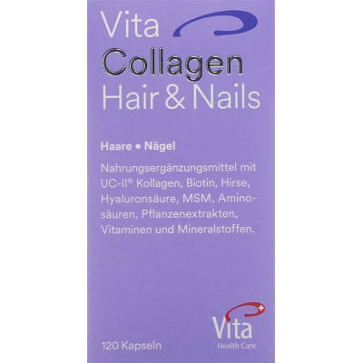 Vita Collagen HårandNegler Kaps can 120 Stk