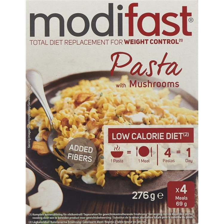 Modifast Pasta Pilze 4 x 69 ក្រាម។