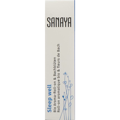 Sanaya aroma and bachblüten roll on sleep well bio 10ml