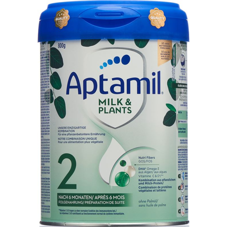 Aptamil Milk & Plants 2 CH Ds 800 جم