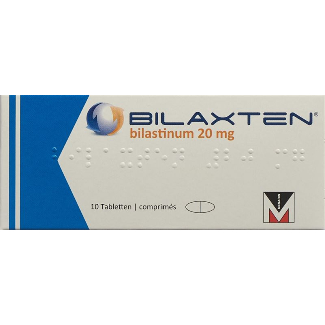 BILAXTEN Tabell 20 mg