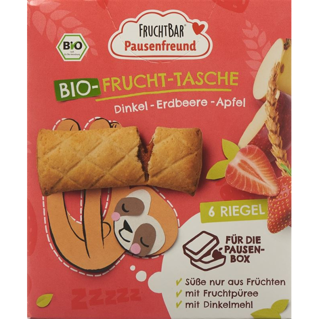 FRUCHTBAR Fruchttasche Bio Dink Erdb Apf
