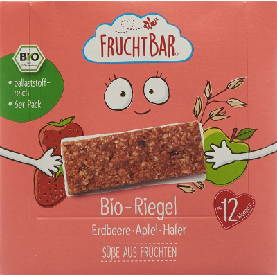 Fruchtbar organic bar strawberry apple oat