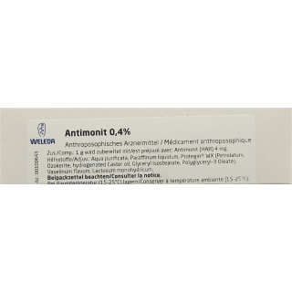 Weleda antimonite ointment 0.4% 23 g