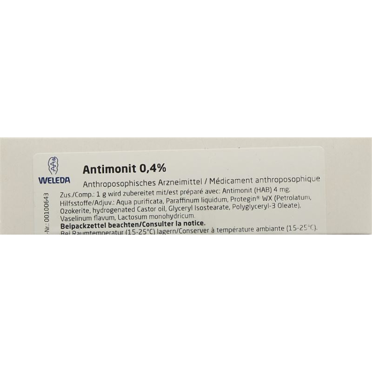 Weleda antimonit mazilo 0,4% 23 g