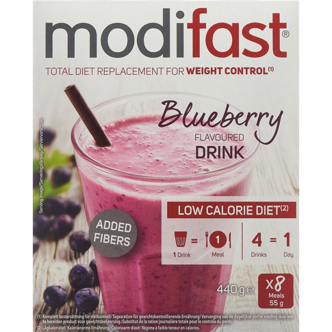 Modifast Drink Yoghurt Heidelbeere 8 x 55 γρ