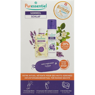 PURESSENTIEL sleep box sleep spray + massage oil