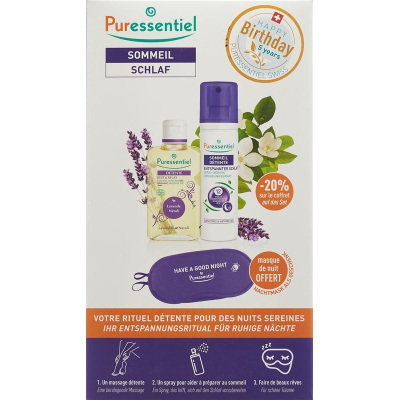 PURESSENTIEL Schlaf Box Schlafspr+Massageöl