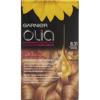Olia Hair Color 8.31 Golden Ashy Blonde