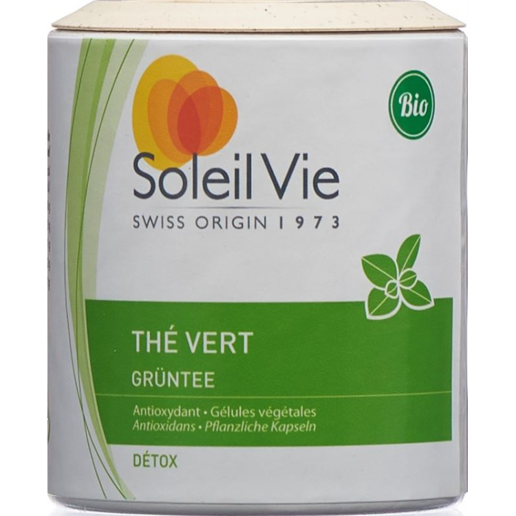 Soleil Vie green tea capsules 470 mg organic 100 pcs