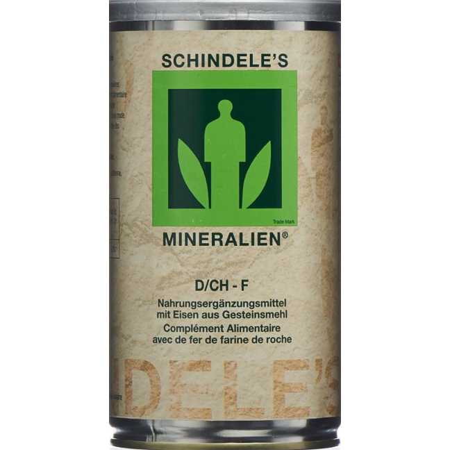 Schindele's Mineralien Plv Ds 400g - Nutritional Supplement with Rock Flour and Iron
