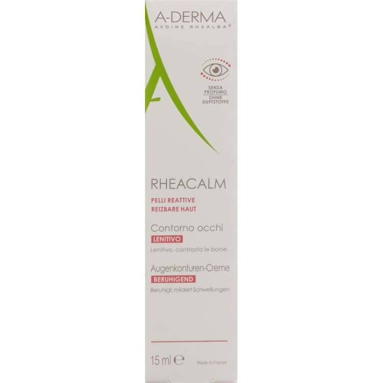 A-DERMA RHEACALM soothing eye cream 15 ml