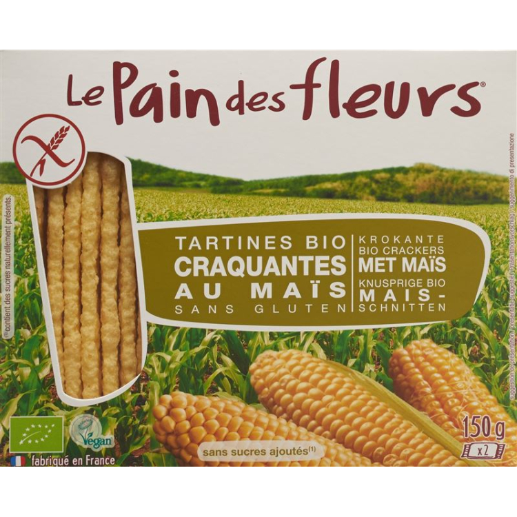 Flower bread corn organic gluten-free 150 g