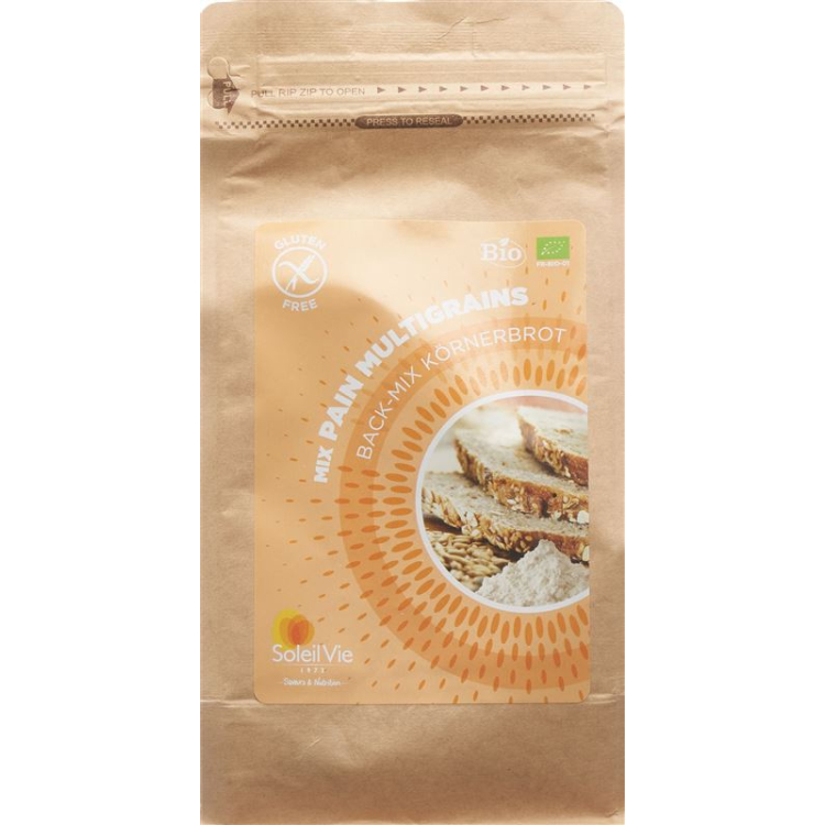 Soleil Vie Multigrain Mix for Bread Ekologisk glutenfri 500 g