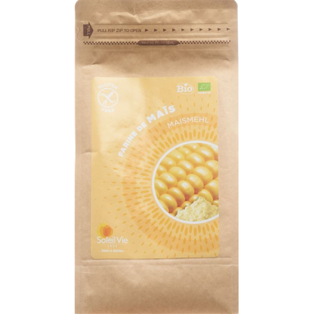 Soleil Vie Maïsmeel Bio Glutenvrij 500 g