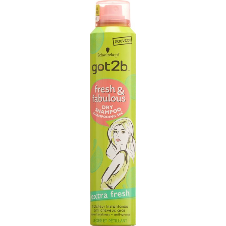 Got2b fresh & fabulous dry shampoo regular 200 ml