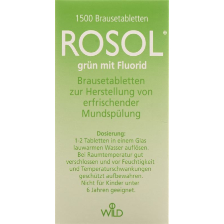 Rosol Fluorid Brausetabletten 1500 Stk