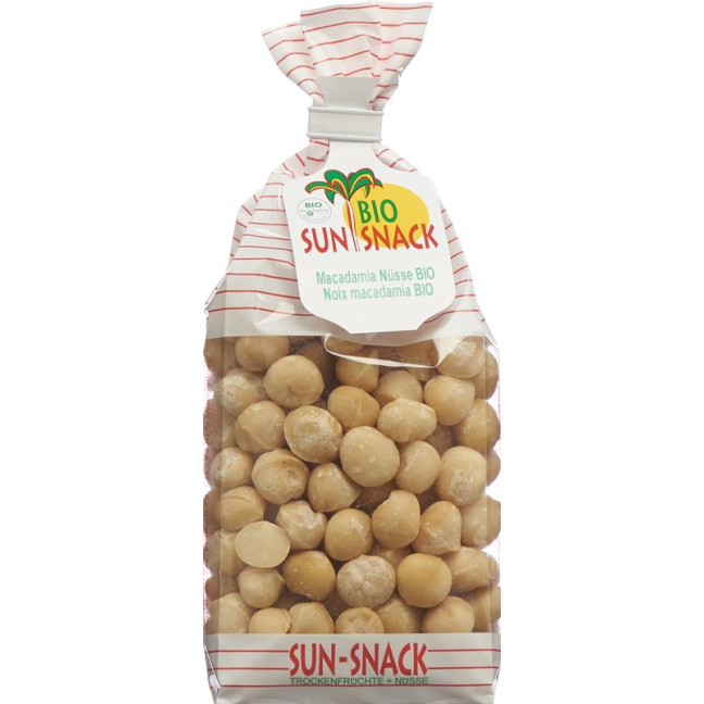 Organic Sun Snack Macadamia Nuts Organic Bag 225 g