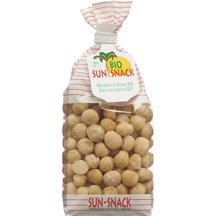 Organic Sun Snack Orzechy Macadamia Ekologiczna torebka 225 g