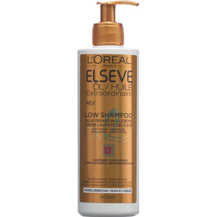 Elseve Einzighartiges oil shampoo Low Poo 400 ml