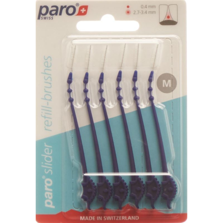 Paro slider refill brushes M 6 pcs