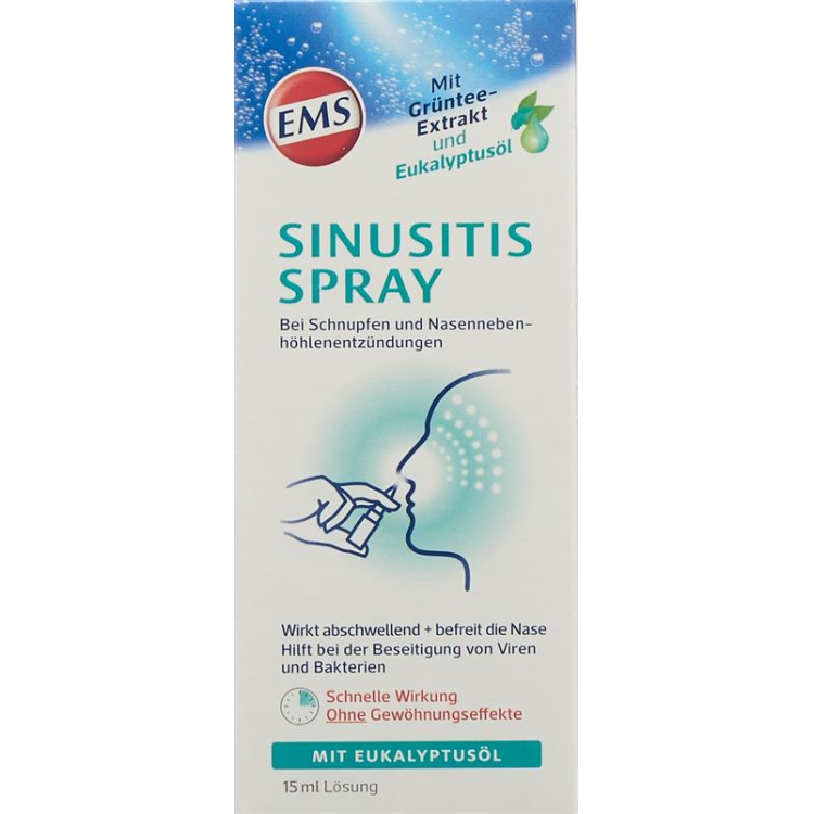 Eukalyptusöl mit EMS Sinusit Spray