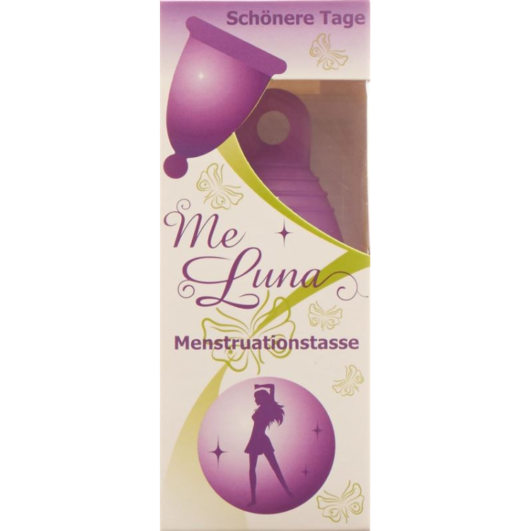 Me Luna menstrual cup Classic Sho L ring Violet