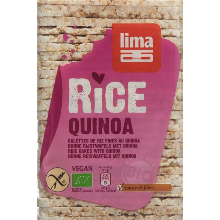 Lima thin rice cakes with quinoa 130 g