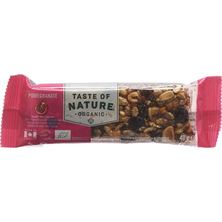 Taste of Nature Riegel Pomegranate 16 x 40 g