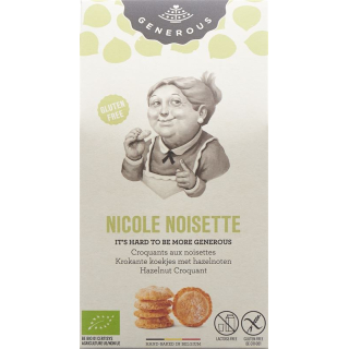 Generous Nicole Noisette Biscuit Gluten Free 100g