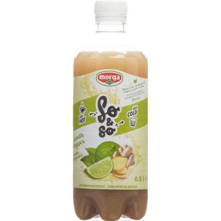 so&so Lime Ginger Conc with Stevia Fl 5 dl