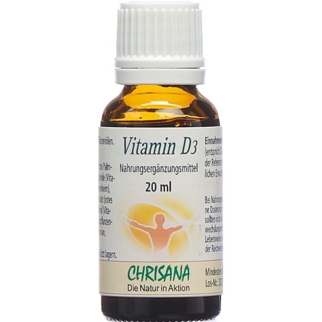 Chrisana Vitamin D3 drops dropper 20 ml