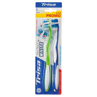 Зубна щітка Trisa Perfect White soft duo