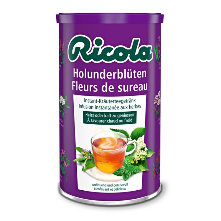 Ricola Instant Tea Elderflower Ds 200 גרם