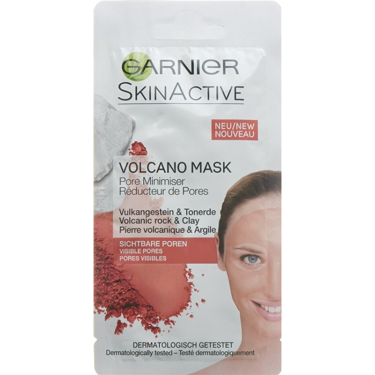 Garnier SkinActive Sachet Mask pore minimizer Volcanic 8 ml