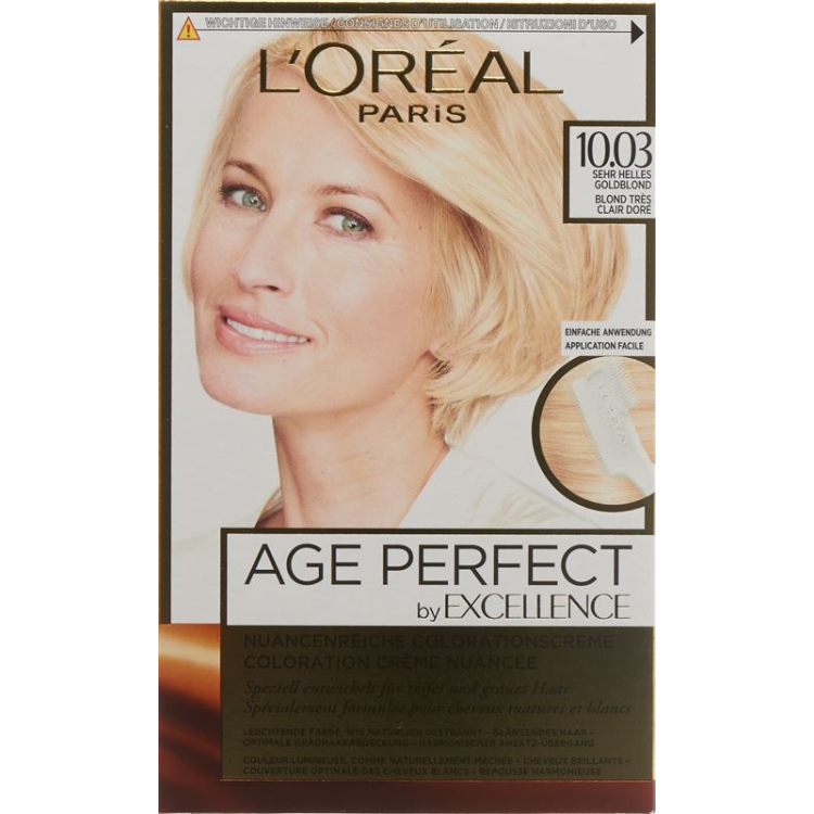 EXCELLENCE Age Perfect 10.03 өте ашық алтын аққұба