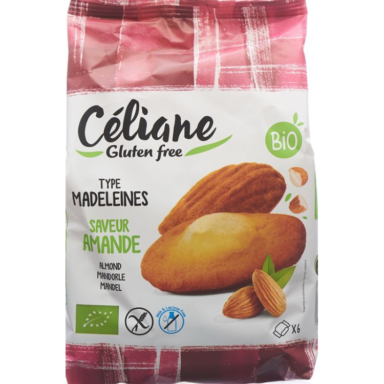 Les Recettes de Céliane Madeleine שקדים ללא גלוטן אורגני 180 גרם