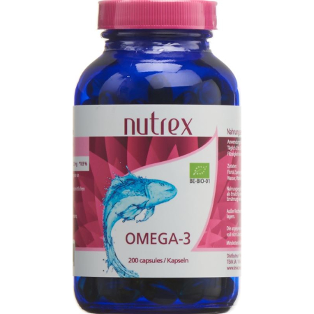 NUTREX Omega 3 fish oil Kaps 500 mg Bio Ds 200 pcs