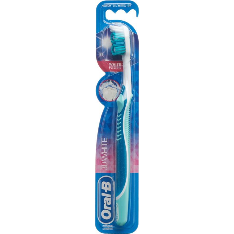 Oral-B 3D White toothbrush 35 medium short head