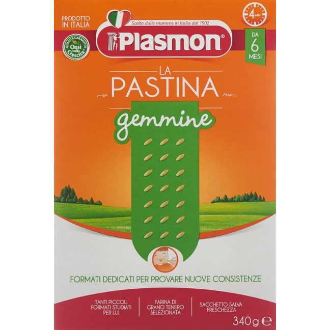 PLASMON pastina gemmine 340 гр