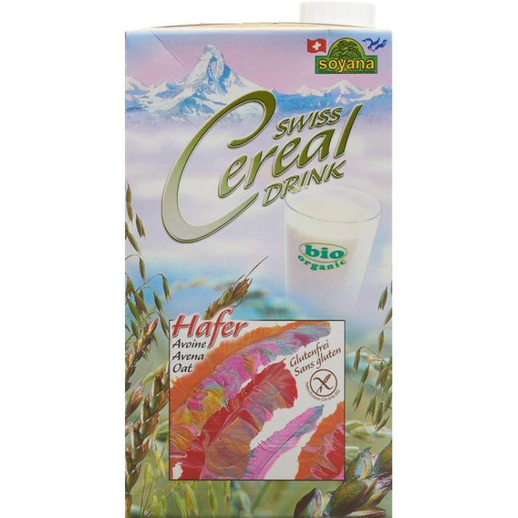 Bebida de Avena y Cereales Suizos de Soyana Bio Tetra 500 ml