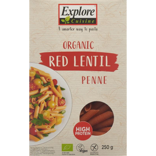 Explore Cuisine Organic Red Lentil Penne 250 g