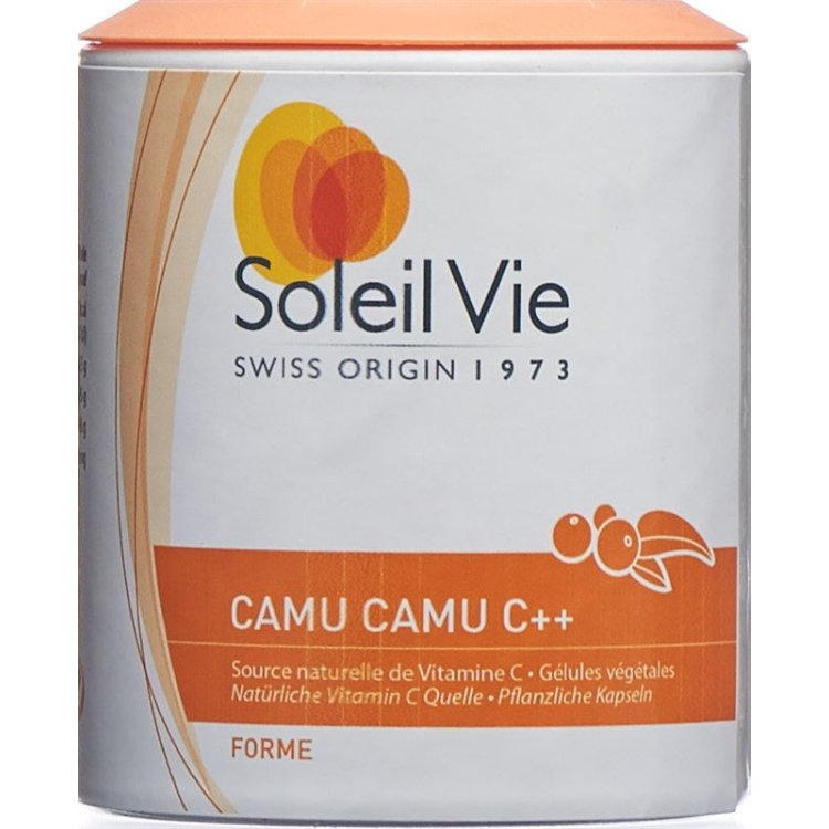 SOLEIL VIE Camu Camu C ++ كبسولات عضوية 60 قطعة